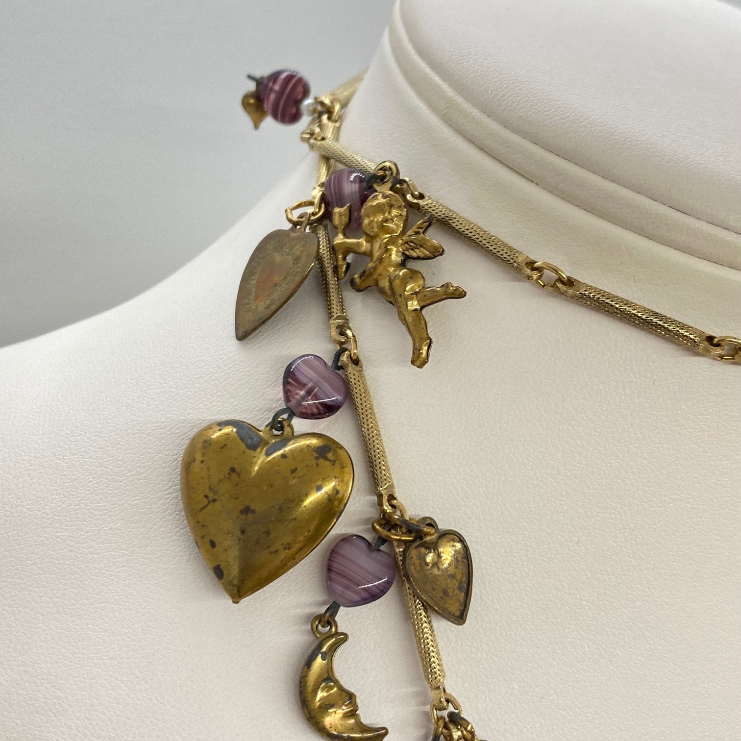 Pididdly Links Heart Valentine Charm 36 Necklace